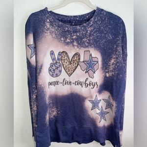 Dallas Cowboys Sweatshirt-Women’s Oversized Medium